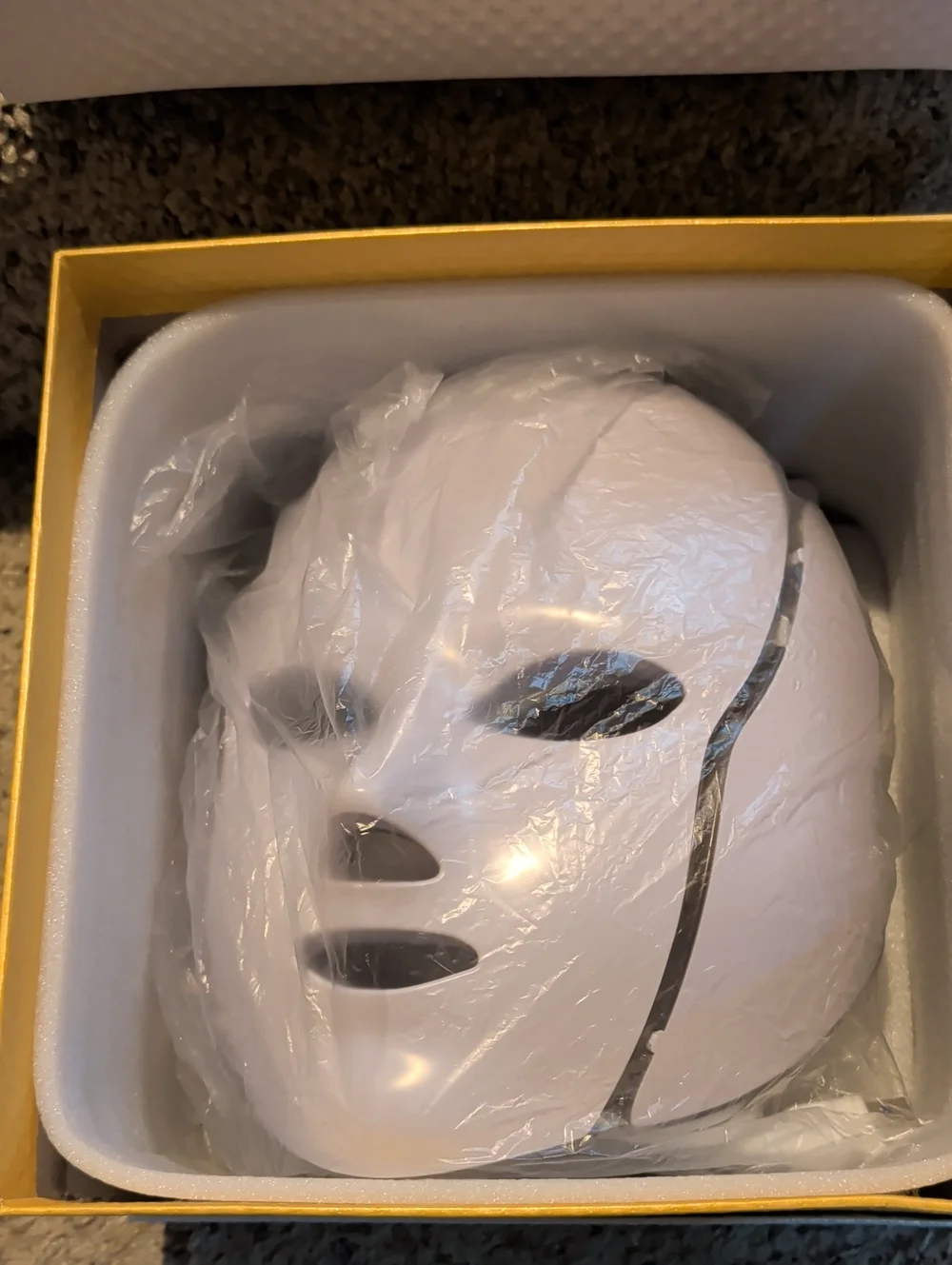 Colorful LED Beauty Mask - White